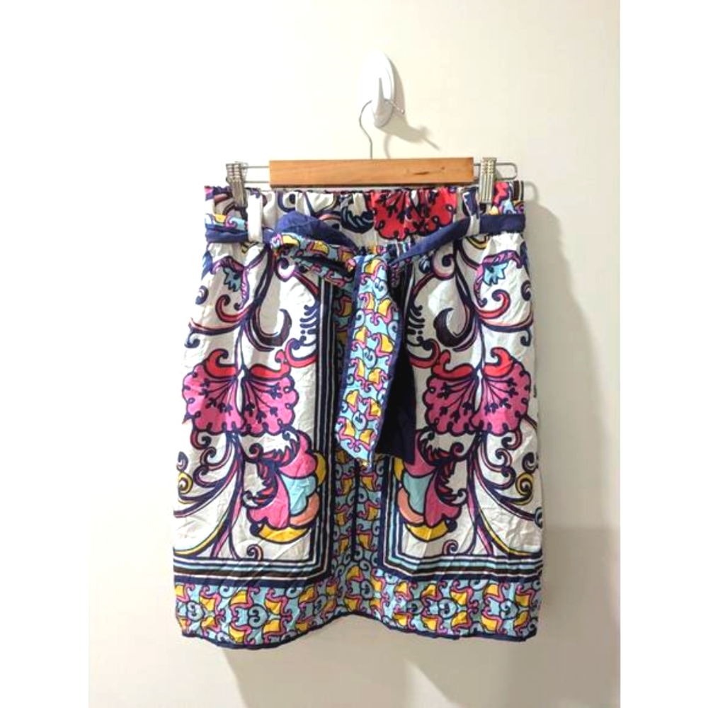 Lilly Pulitzer Colorful Silk Skirt